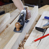 WORKPRO W052003 Block Plane, 2 In. Wide Blade, Cast Iron Body, Adjustable Cutting Depth, Black (Single Pack) WORKPRO