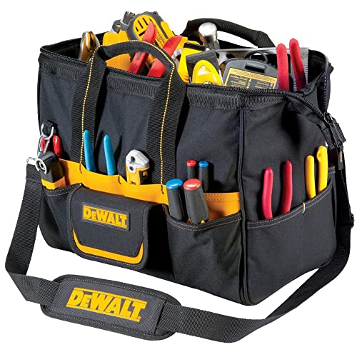 DEWALT DG5543 16 in. 33 Pocket Tool Bag, Black DEWALT