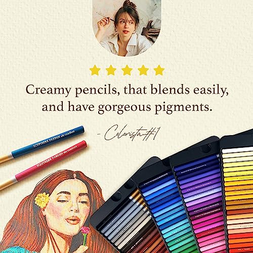 96 Colored Pencils Bright Pre-Sharpened Drawing Adult Coloring