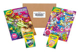 Crayola Uni-Creatures & Cosmic Cats Coloring Book Set - 2 Pack (96pgs), Animal Sticker Sheet, Metallic Crayons & Glitter Crayons Crayola