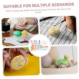 Ciieeo 1 Set Easter Doodle Eggs Unpainted Easter Eggs Hanging Easter Eggs Easter Crafts Kids Coloring Toys Unfinished Easter Eggs Easter Painting Ciieeo