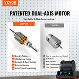 VEVOR Direct Drive Rock Tumbler Kit, 4-Speed/9-Day Timer, Professional Rock Polisher with Rough Gemstones/Grits/Jewelry Fastenings, Stone Polishing VEVOR