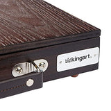 KINGART 706 Adjustable Wood Espresso Stained Desk Tabletop Easel with Storage Drawer and Paint Palette KINGART