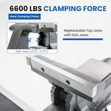 Forward CR40A-4.5In Bench Vise 210 Degrees Swivel Base Heavy Duty with Anvil (4 1/2") Forward