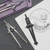 Faber-Castell Stream Quick-set Compass - Black Stone, 174530 Faber-Castell