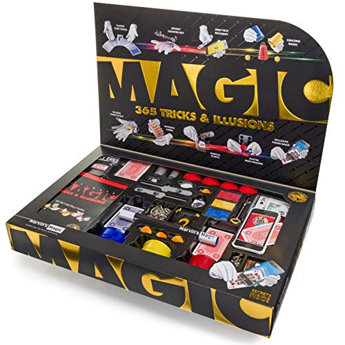 Marvin's Magic - Kids Magic Set - 365 Ultimate Magic Tricks & Illusions | Magic Tricks for Kids | Includes Svengali Cards, Flash Money Trick, Mind Marvin's Magic