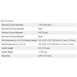 Large Ball and Radius Turning Tool - Designed to Cut Round Shapes or Curves in Brass, Aluminum, Steel, Wood or Plastic on your Bench Top Metal Lathe, LittleMachineShop.com