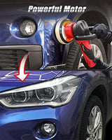 AVID POWER Buffer Polisher, 5-inch/6-inch Dual Action/DA Polisher for Car Detailing, Random Orbital Car Buffer Polisher Waxer Kit with 6 Variable AVID POWER