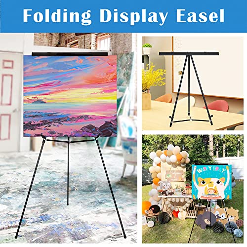 Falling in Art Easel Box Acrylic Paint Set with Portable Table Display