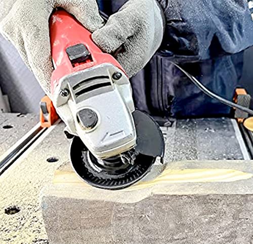 Wood Carving Disc Grinder Wheel Disc 4 Inch Wood Shaping Wheel Wood Grinding Shaping Disc for Angle Grinders with 5/8” Arbor lumfork