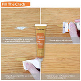 REALINN Wood Furniture Repair Kit- Set of 28 - Touch Up Markers, Fillers with Wood Putty - Repair Scratch, Cracks, Hole, Discoloration for Wooden REALINN