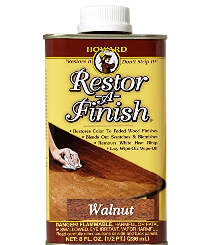HOWARD RF8 Products Restor-A-Finish, 8 oz, Walnut, 8 Fluid Ounces Howard Products