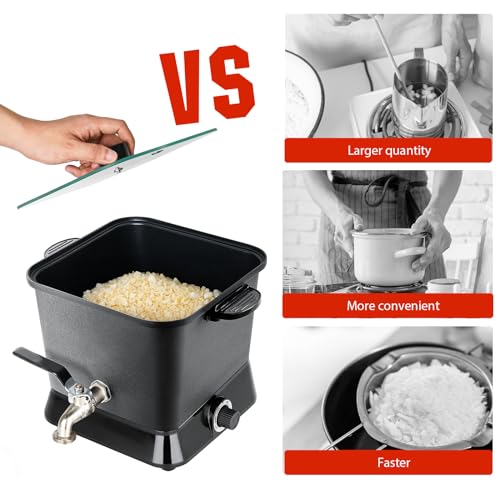 Byoowndiy Wax Melter for Candle Making, 150 oz Electric Candle Wax Melting Pot with Pour Spout and Temperature Controller Byoowndiy