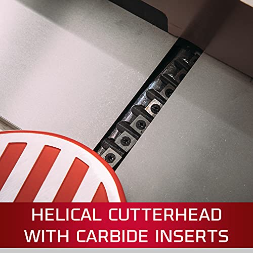 JET 6-Inch Long Bed Wood Jointer, Helical Head, 1Ph 115/230V (JJ-6HHDX) Jet