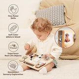 Busy Board for Toddlers - Montessori Toys for 1 2 3 4 Years Old - Wooden Sensory Toys for Autistic Children - Preschool Learning Activities for Fine Potatomato