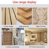 Cozyel 110V 800W Palm Router Electric Hand Trimer Wood Router 1/4" Collets Woodworking Tool Laminate Trimer, Blue Cozyel