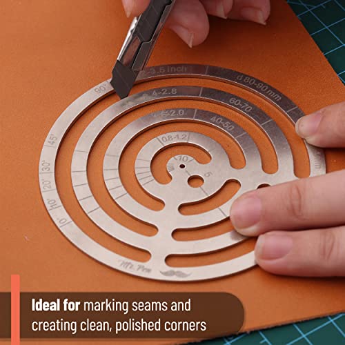 Mr. Pen- Stainless Steel French Template, Circle Template, Leather Templates, Curve Rulers, Drawing Tools, Drafting Tools, Drawing Templates, Curves Mr. Pen