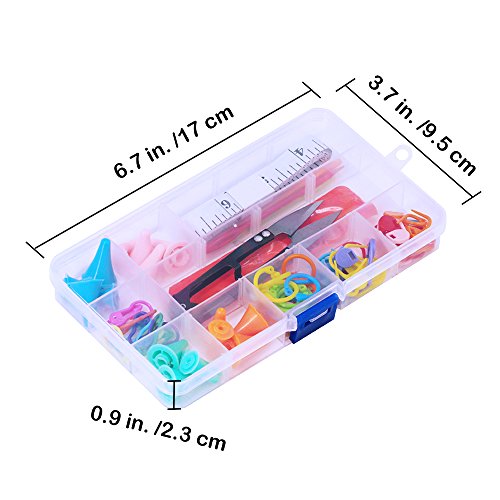 Bamboo Knitting Needles Set, Exquiss 18 Pairs Circular(31.5”) Wooden Knitting Needles with Colored Plastic Tube, 36PCS Single Pointed Bamboo Knitting EXQUISS