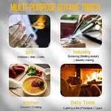 ravs Butane Torch, Pure Copper Kitchen Torch with Adjustable Flame, Mini Torch Lighters Butane Refillable, Culinary Torch for BBQ, Baking. Culinary ravs