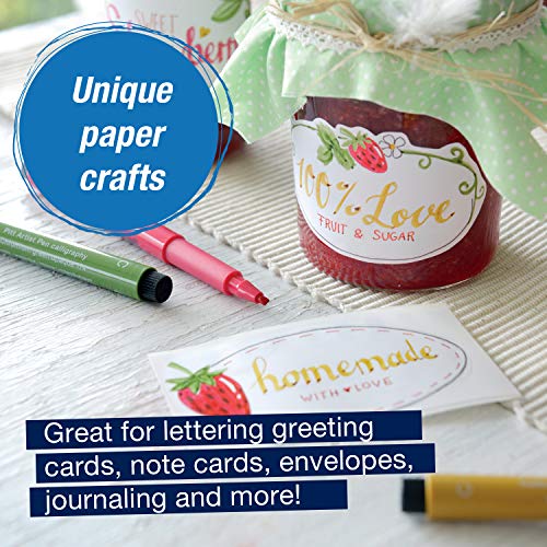 Faber-Castell Calligraphy Pitt Artist Pen Set - 6 Multi Colored Calligraphy Pens Faber-Castell