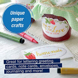 Faber-Castell Calligraphy Pitt Artist Pen Set - 6 Multi Colored Calligraphy Pens Faber-Castell