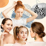 Whaline 40Pcs Sublimation Blank Earrings Round Heart Teardrop Irregular Square MDF Board White Earrings Heat Transfer Earrings Unfinished Wood Whaline