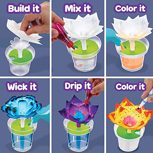 Crayola Paper Flower Science Kit, Color Changing Flowers, Gift for Kids Ages 7, 8, 9, 10 - WoodArtSupply