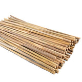 50Pcs Garden Stakes, 0.32”/16 Inch Bamboo Sticks，Natural Plant Stakes for Indoor and Outdoor Plants，Poles for Tomatoes, Beans, Potted Plants Anothera