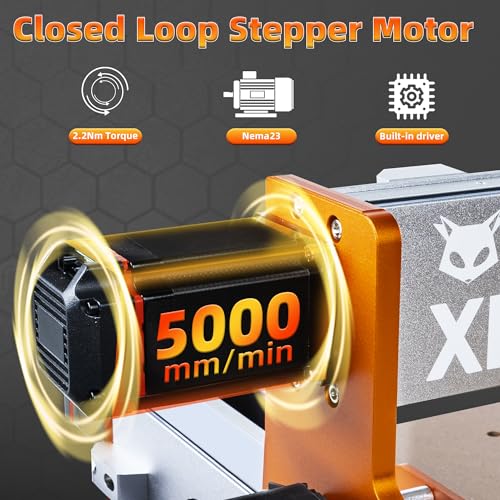 FoxAlien CNC Router Machine XE-PRO with Ball Screws, 400W Spindle 3-Axis Engraving Milling Machine for Wood Aluminum Cutting Upgradable to Linear FoxAlien