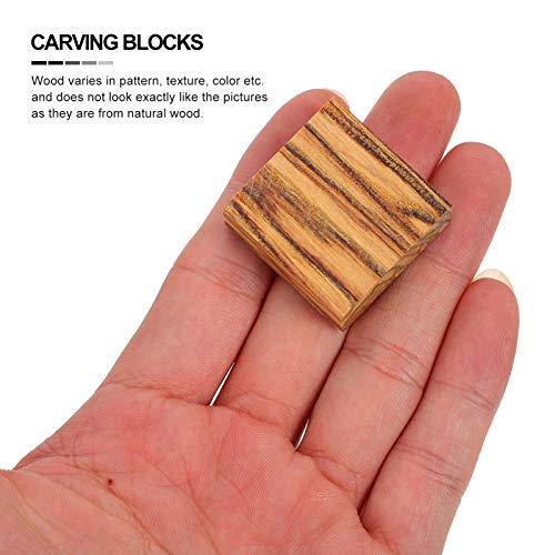 EXCEART 24pcs Wooden Pieces for Wood Jewelry Ring Making Wood Ring Materials with Different Natural Wooden Textures Wood Blanks for DIY Wooden Resin EXCEART