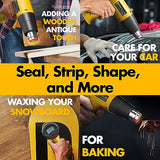 Team Z 1800W Heat Gun Kit 212°F to 1112°F(Only °F)- Fast Heating Heavy Duty Hot Air Gun, LCD Display, Overload Protection with 4 Nozzles for Shrink TEAM Z