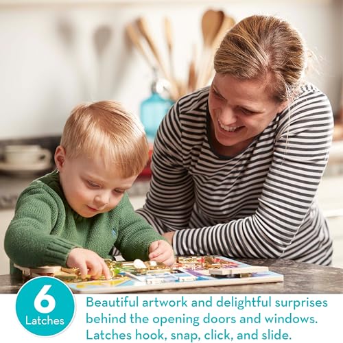 Melissa & Doug Latches Wooden Activity Board Melissa & Doug