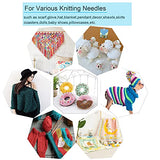 Weabetfu 102pcs Crochet Hooks Set Crochet Hook Kit with Case Ergonomic Crochet Needles for Arthritic Hands and Crochet Accessories Complete Crochet Weabetfu