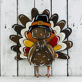 Thanksgiving Turkey, Fall Shapes, Unfinished Wood Cutout, Paint by Line Build-A-Cross