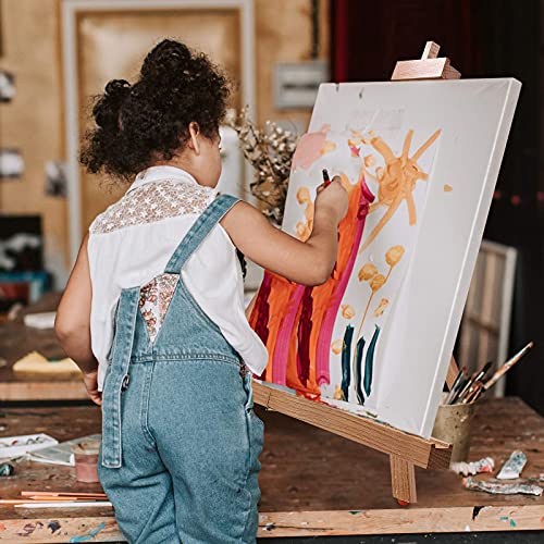 Miratuso Painting Easel, Folding Wooden Tabletop Easel Stand Holds Highest to 22" Canvas, Portable Desktop Easel Suitable for Artists, Beginners, Miratuso