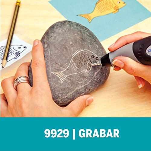 Dremel 9929 Rotary Tool Engraver Bit with Diamond Point- Perfect for Engraving Metal, Glass, and Wood, Grey , Gray