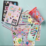Craft-tastic — Sticker Palooza — 1500+ Cute & Trendy Stickers for Kids and Teens — Decorate Notebooks, Phones, Laptops, and More! Craft-tastic
