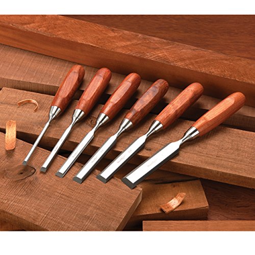 WoodRiver 6 Piece Bench Chisel Set - WoodArtSupply