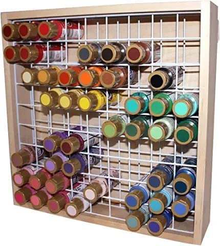 Wood Craft Paint Storage, white WoodArtSupply