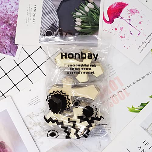 Honbay 30PCS Cross Shaped Unfinished Wood Cutouts Wooden Pieces for Craft DIY Projects Sunday School Church and Home Decoration HONBAY