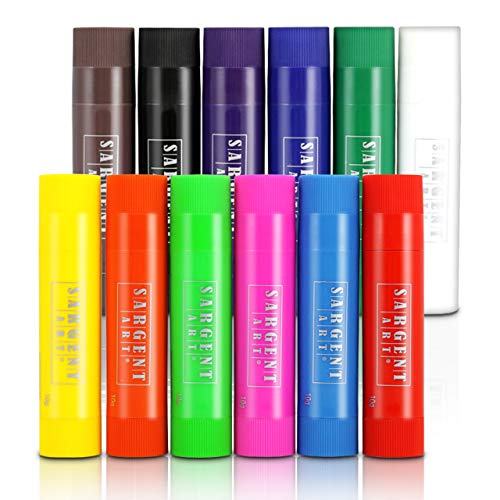 Sargent Art , Tempera Paint Sticks, 12 Colors with Case, Multi, 0.35 Ounce (Pack of 12) Sargent Art