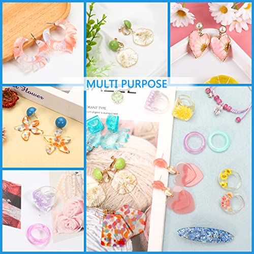 KISREL UV Resin 500g - Upgraded Hard Type Crystal Clear Ultraviolet Curing UV Epoxy Resin for Craft Jewelry Making KISREL