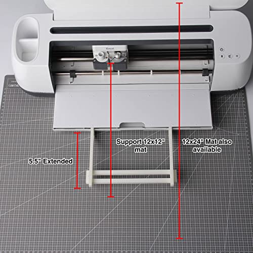 LOPASA Extension Tray for Cricut Maker 3 and Maker Cutting Mat Support,8'' Cricut Machine Extender Accessories Tools for 12x12 Mats(Maker Series) - WoodArtSupply