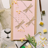 Didiseaon 50 Sets Unfinished Wooden Dragonfly Cutouts Insect Wood Slice Blank Wooden Paint Crafts for Kids Painting DIY Craft Didiseaon