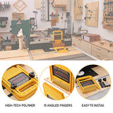 BI-DTOOL Featherboards, Adjustable Woodworking Safety Device Feather-Loc for Table Saws Band Saws Router Tables Fences Woodworking Tools, 6.3 Inch BI-DTOOL
