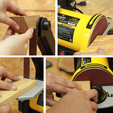 Woodskil Professional Belt Sander, 1 in. x 30 in. Belt Sander and 5 in. Disc Sander, Disc Belt Sander for Woodworking with 1/3 HP Low Noise Induction Woodskil