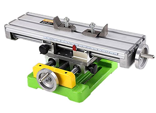 MultifunctionWorktable Milling Working Cross Table Milling Machine Compound Drilling Slide Table For Bench Drill Adjustme X-Y (6350 SIZE) - WoodArtSupply