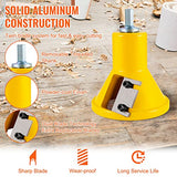 VEVOR Tenon Cutter, 1.5" / 38 mm Diameter, Premium Aluminum & Steel Log Furniture Cutter, with Dual Straight Blades & Button Screws Home Master Kit, VEVOR