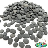 300PCS Tiny Painting Rocks, Meilala DIY Pebble Flat & Smooth Rocks for Arts, Crafts, Decoration, Fish Tank,Garden,Hand Picked Stones for Meilala