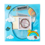 WATINC Breast Cancer Awareness Bracelets Gifts for Women, Breast Survivor Care Present Bracelet with Wish Card, Red Natural Beads Motivational WATINC